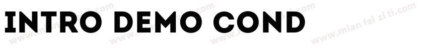 Intro Demo Cond字体转换